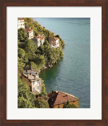 Framed Above Lake Como Print