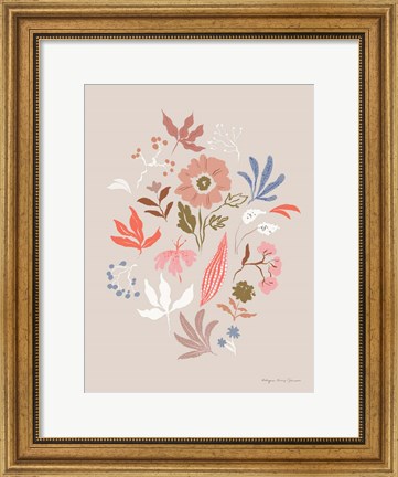 Framed Fleurette I Print