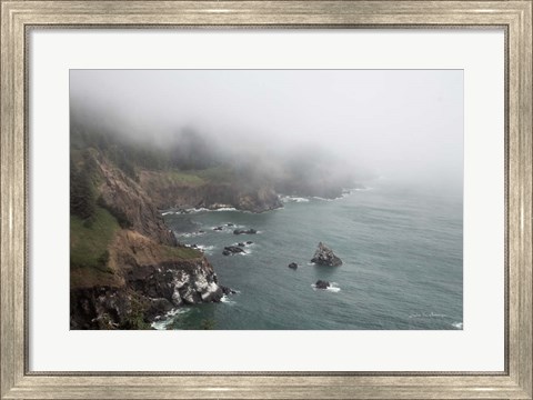 Framed Coastal Fog I Print
