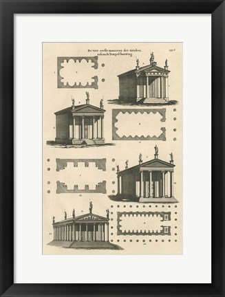 Framed Dutch Architectural I Print