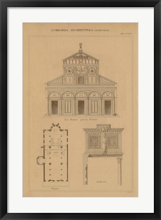 Framed Architecture of Italy Print
