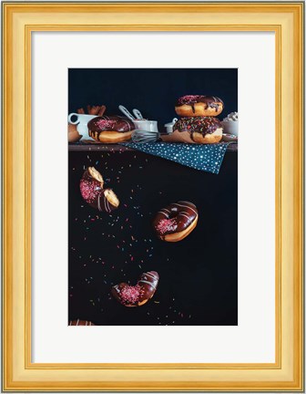 Framed Donuts From The Top Shelf Print