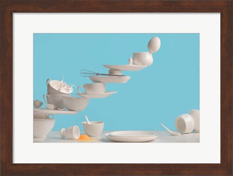 Framed One Touch Omelette Print