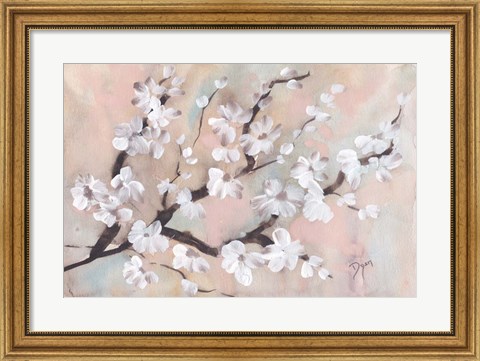 Framed Tree Blossom Branch Print