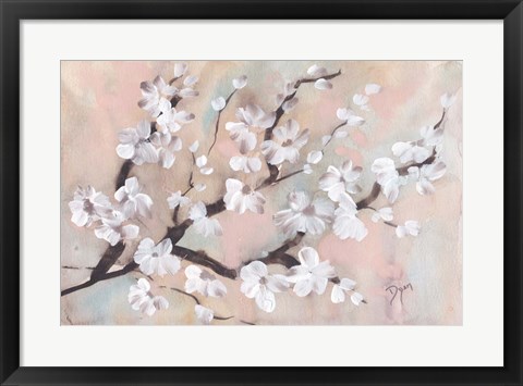 Framed Tree Blossom Branch Print