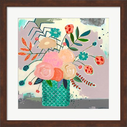 Framed Wild Pickins Floral Print