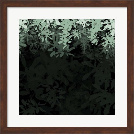 Framed Dark Tropical II Print