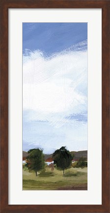 Framed Catcalling Clouds Panel I Print