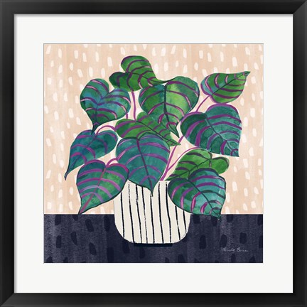 Framed Potted Jewels I Abstract Print