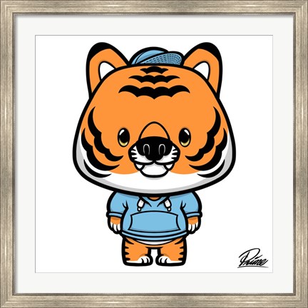 Framed Kye Tiger Print