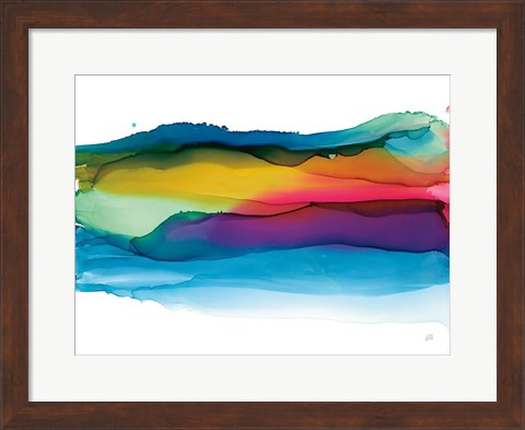Framed Rainbowscape II Print