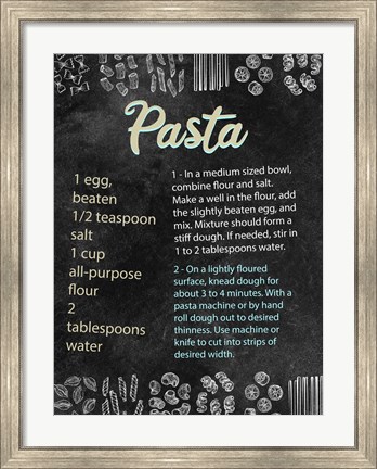 Framed Pasta Print