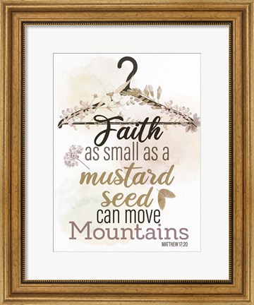 Framed Faith as Small Print