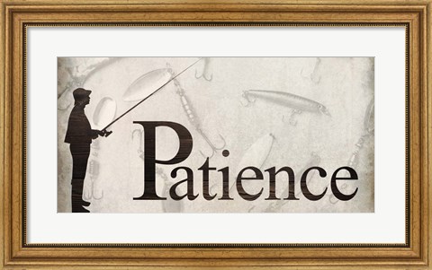 Framed Patience Print