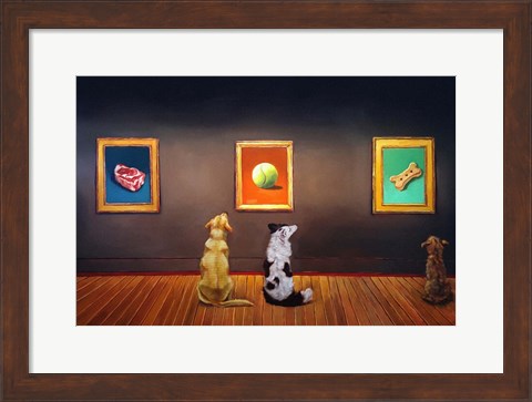 Framed Dog Museum Print
