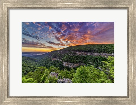 Framed Cloudland Canyon Sunrise Print