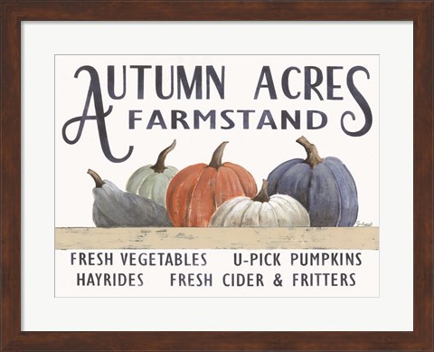 Framed Autumn Acres Print