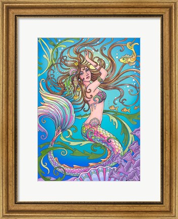 Framed Beauty of the Sea Print