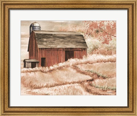 Framed Country Barn II Print