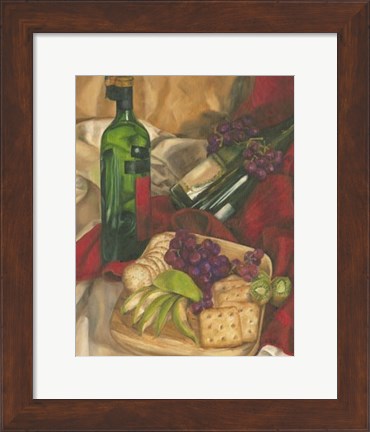 Framed Wine Indulgences I Print