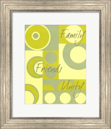 Framed Circle of Friends I Print