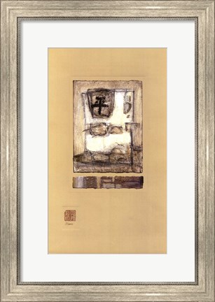 Framed Chinese Series - Peace I Print