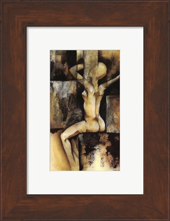 Framed Mini-Contemporary Seated Nude II Print