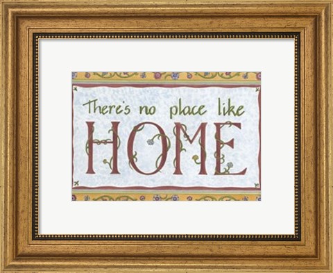 Framed No Place Like Home Print