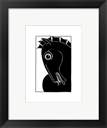 Framed Chevaux d&#39; Homme II Print
