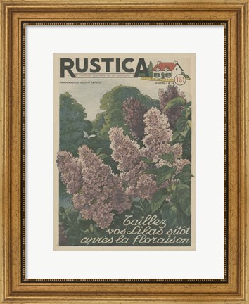 Framed Plantez Des Lilacs Print