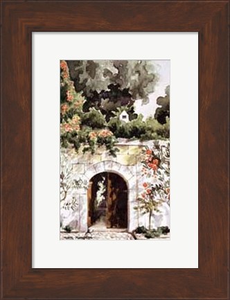 Framed Gateway to a Turkish Garden Print