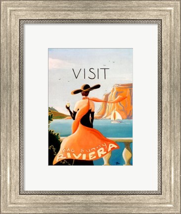 Framed Sunny Riviera Print