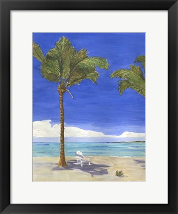 Framed Lonely Sea &amp; Sky III Print