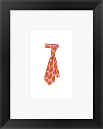 Framed Uptown Tie I Print