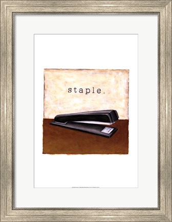 Framed Staple Print