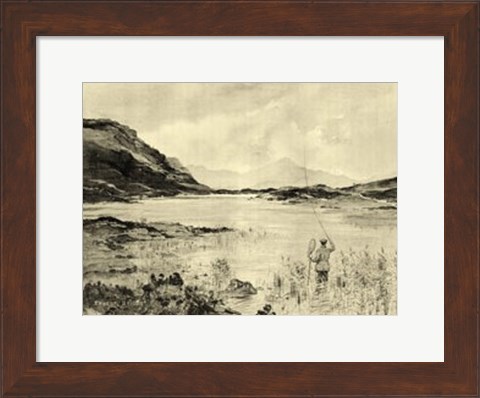 Framed On the River II Print