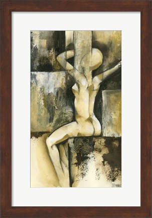 Framed Contemporary Seated Nude II Print