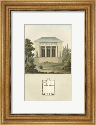 Framed Architectural Detail III Print