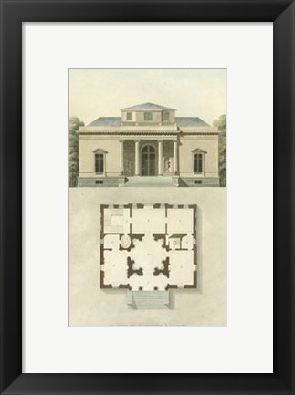 Framed Architectural Detail IV Print