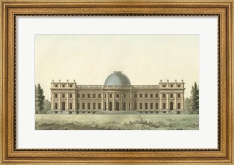 Framed Architectural Rendering III Print