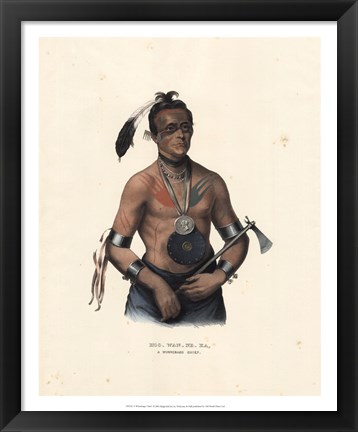Framed Winnebago Chief Print