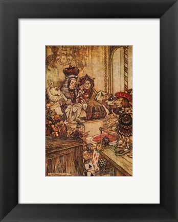 Framed Who Stole The Tarts Print
