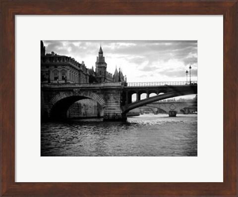 Framed Le Pont et Notre Dame Print