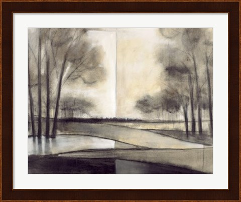 Framed Dark Woods Print
