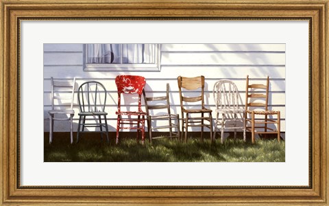 Framed Chair Collection Print