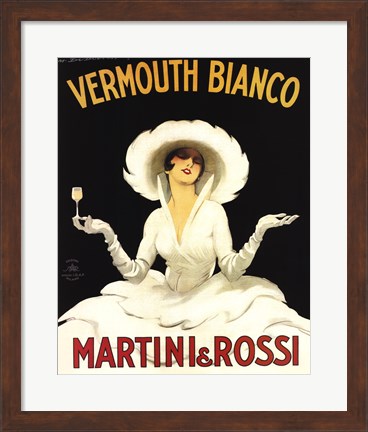Framed Martini &amp; Rossi Print
