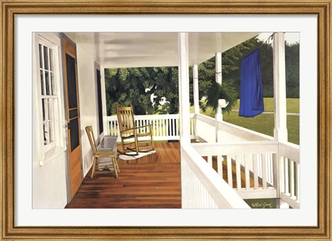 Framed Porch Print