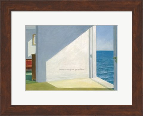 Framed Rooms by the Sea Print