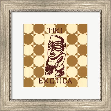 Framed Tiki Exotica Print