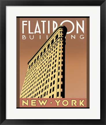 Framed Flatiron Building Print